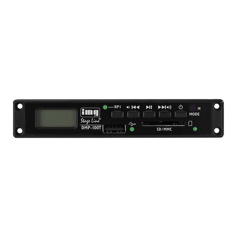IMG STAGE LINE DMP-100T operating instructions