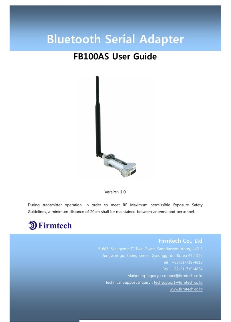 Firmtech FB100AS user guide