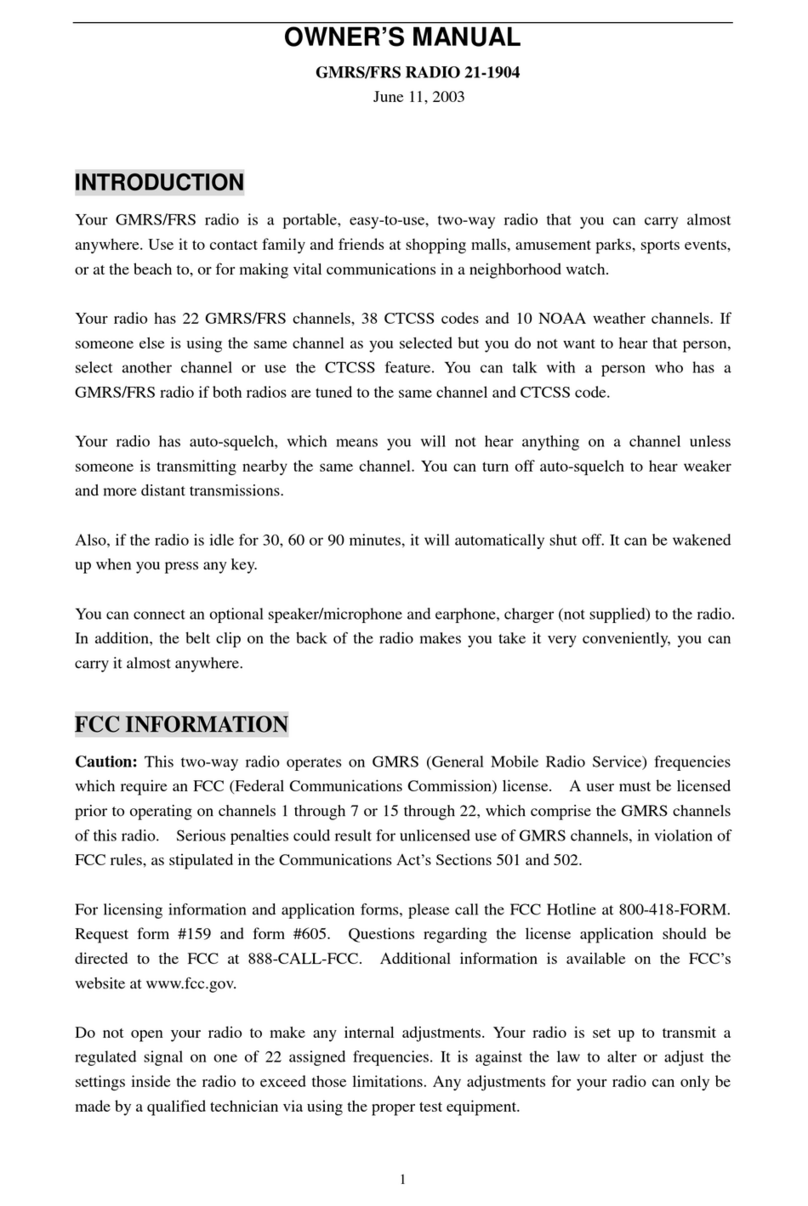Tekcom Industries 21-01904 owner's manual