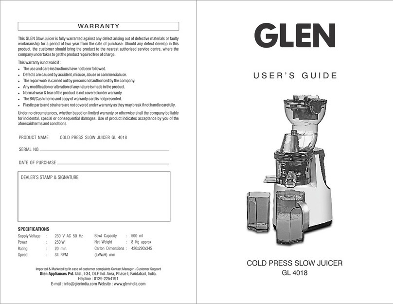 Glen GL 4018 user guide