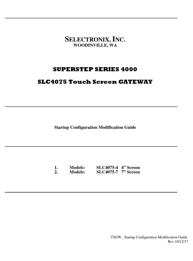 SELECTRONIX SUPERSTEP SERIES 4000 Quick guide