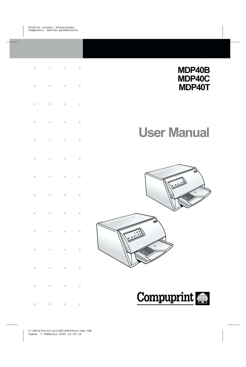 Compuprint MDP40B User manual
