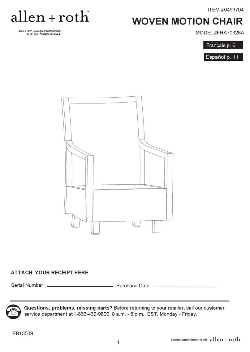 Allen + Roth FRA70328A User manual Allen + Roth FRA70328A User manual