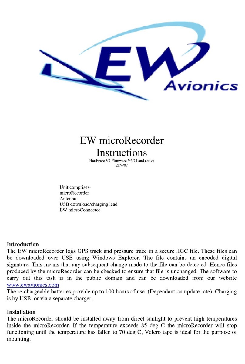 EW Avionics EW microRecorder instructions