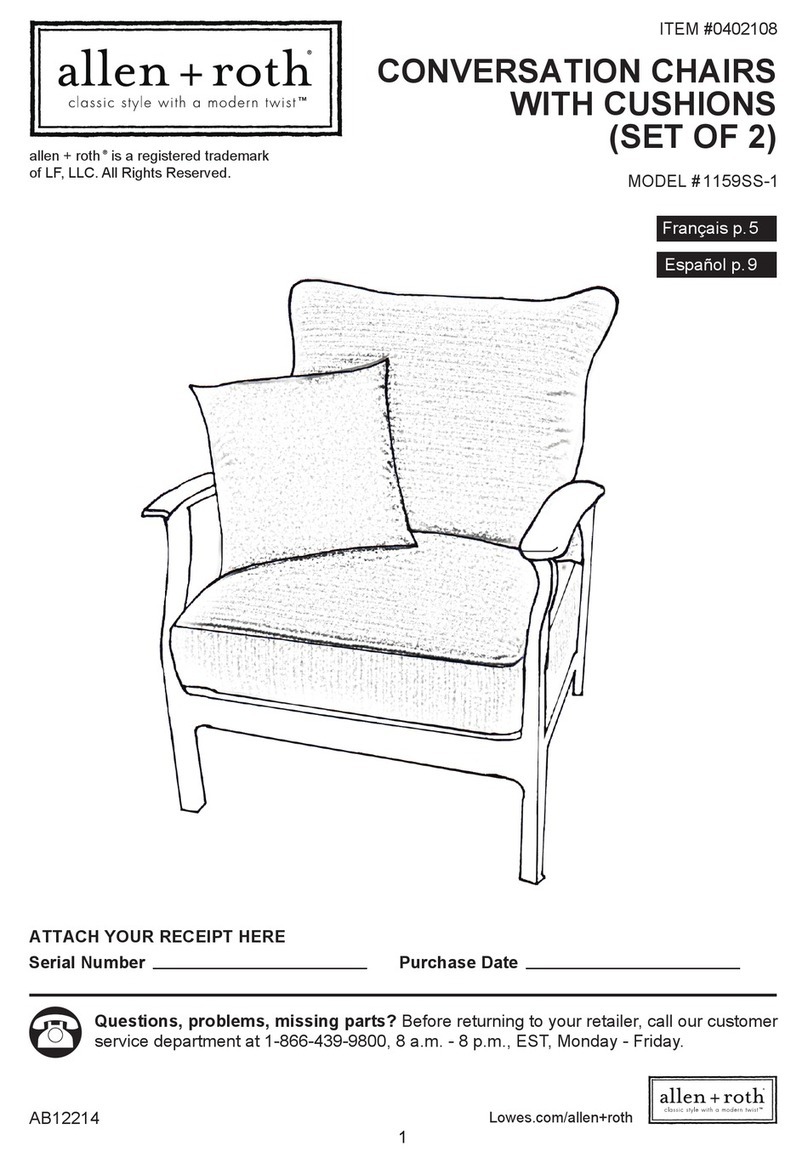 Allen + Roth 1159SS-1 User manual