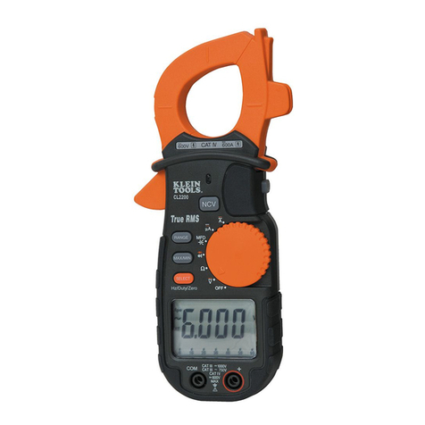 Klein Tools CL2200 User manual
