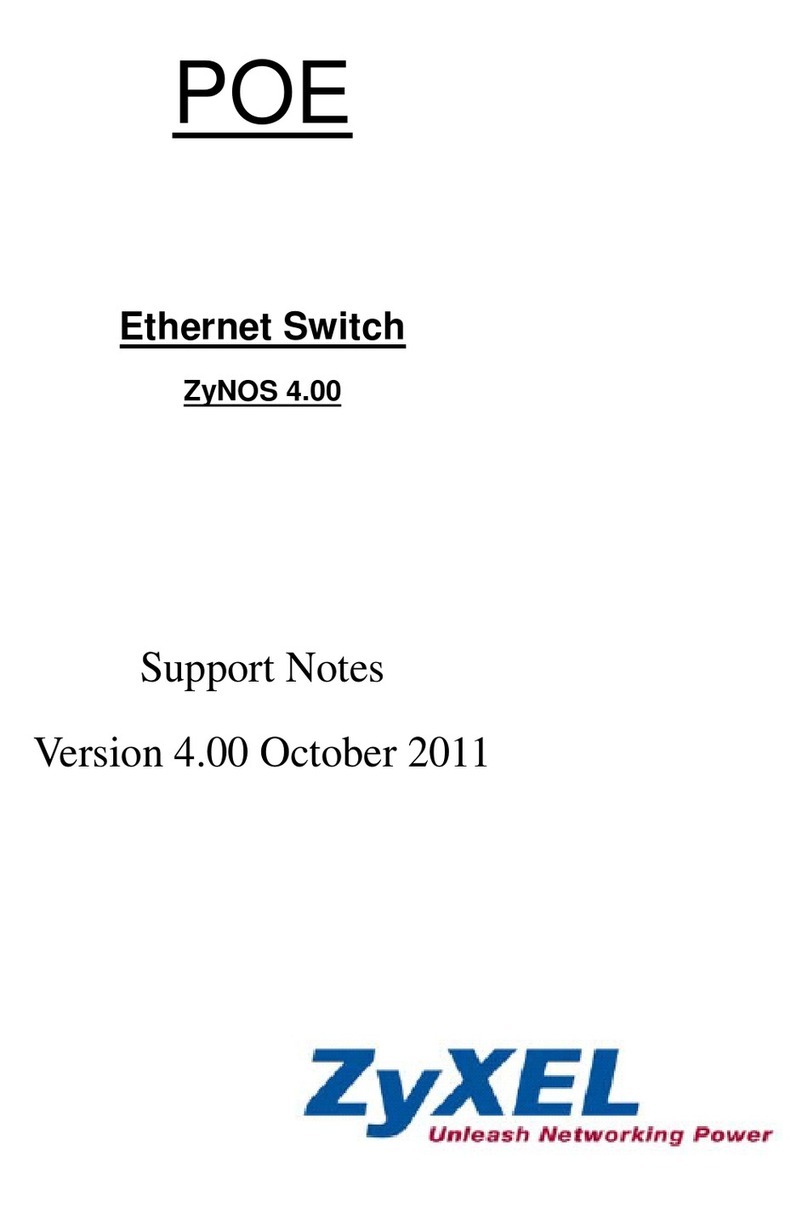 ZyXEL Communications ES-2024PWR Support notes