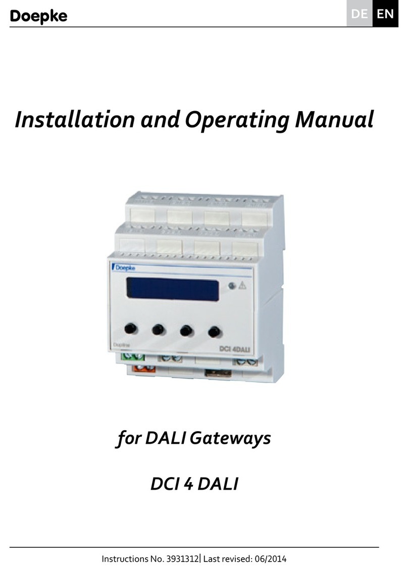 Doepke DCI 4 DALI User manual