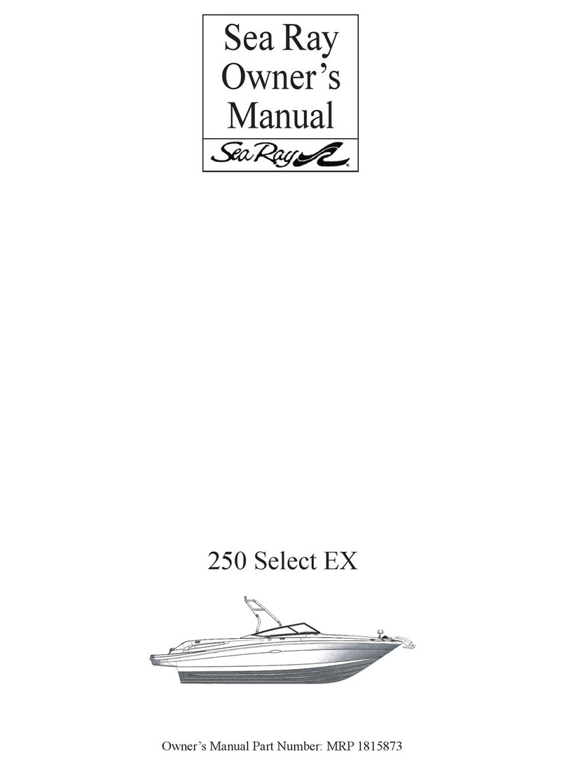 Sea Ray 250 Select EX owner's manual