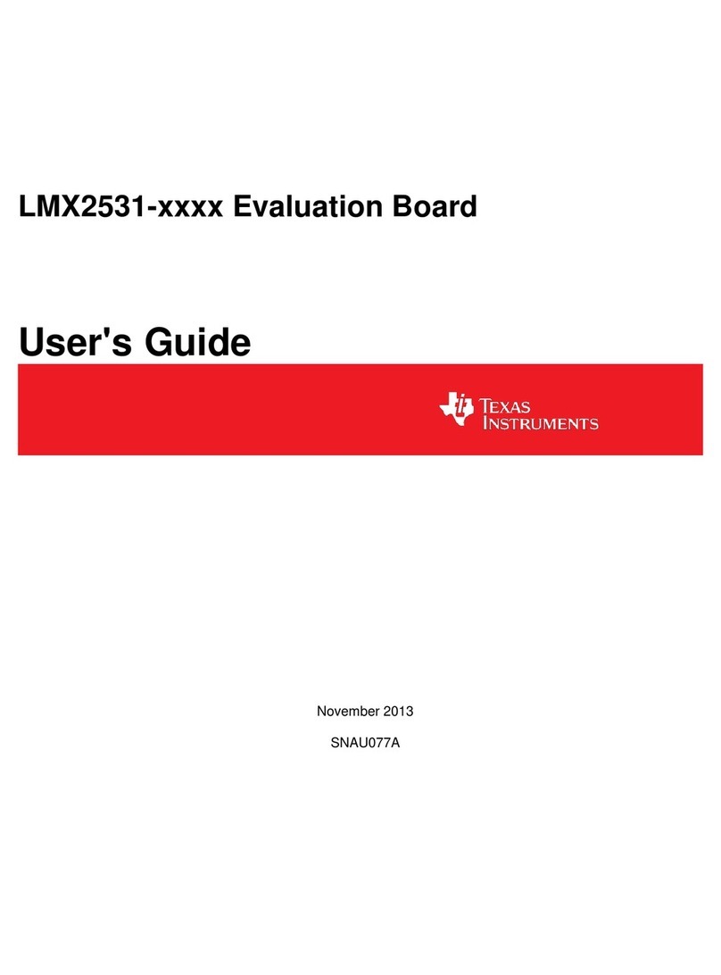Texas Instruments LMX2531-xxxx User manual
