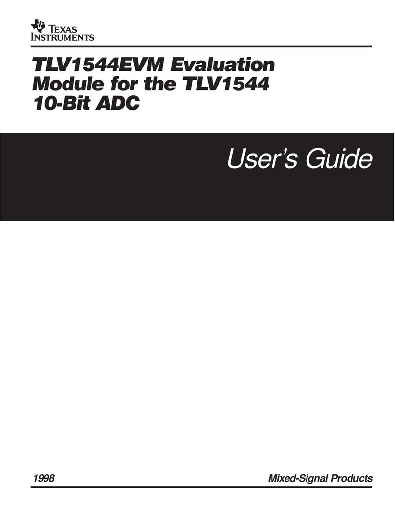 Texas Instruments TLV1544EVM user guide