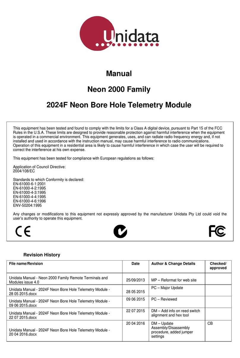 UniData Communication Systems Neon 2000 Family User manual