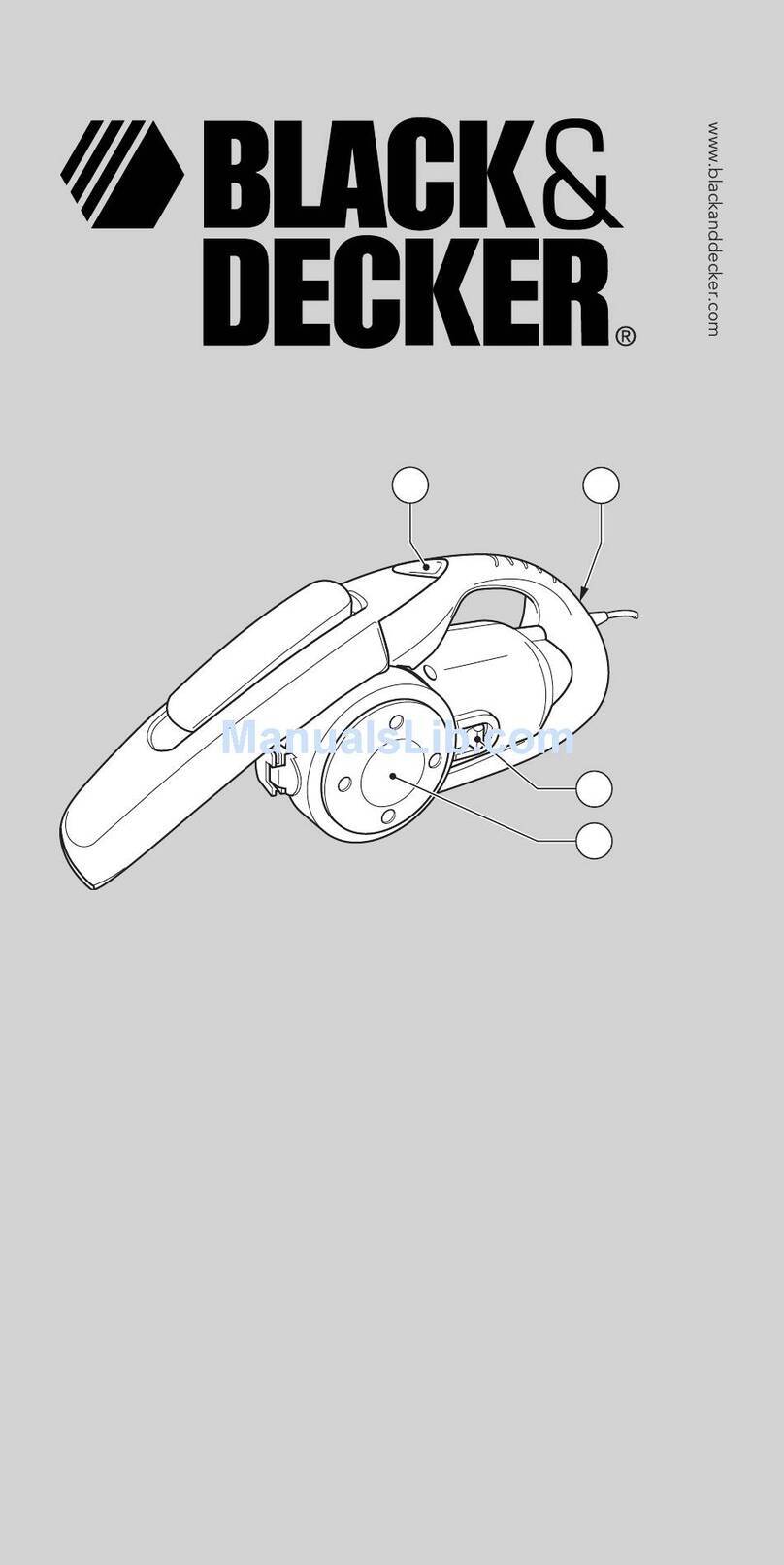 Black & Decker VH900 Dustbuster manual