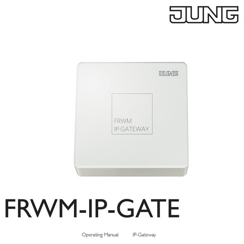 Jung FRWM-IP-GATE operating manual