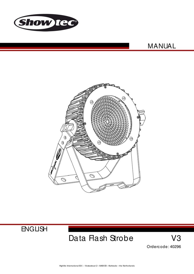 Show Tec Data Flash Strobe User manual
