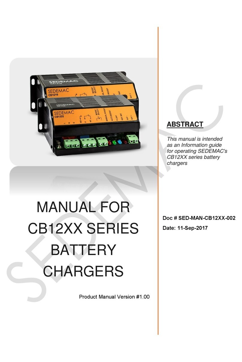 SEDEMAC CB12XX SERIES manual