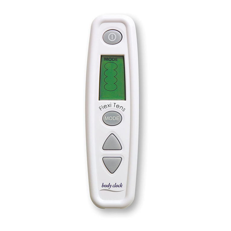 Body Clock Flexi TENS Instructions for use