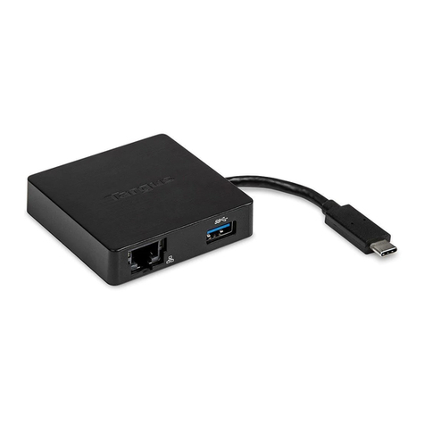 Targus USB-C Travel Dock DP ALT-MODE User manual