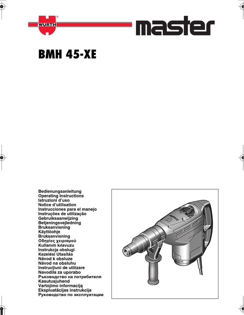 Master BMH 45-XE operating instructions