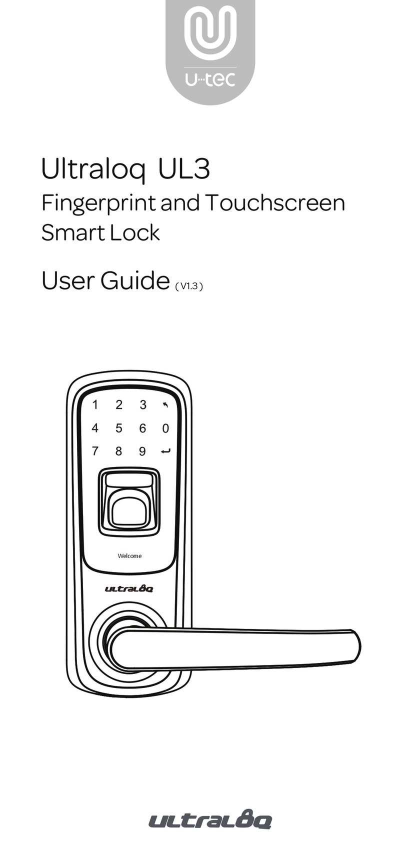 U-tec UltraloqUL3 user guide