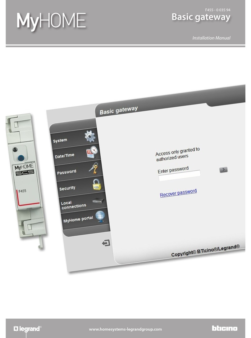 my home Basic gateway installation manual
