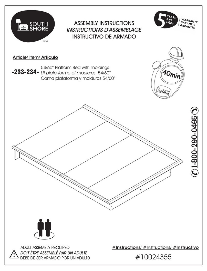 SouthShore 233 Assembly instructions