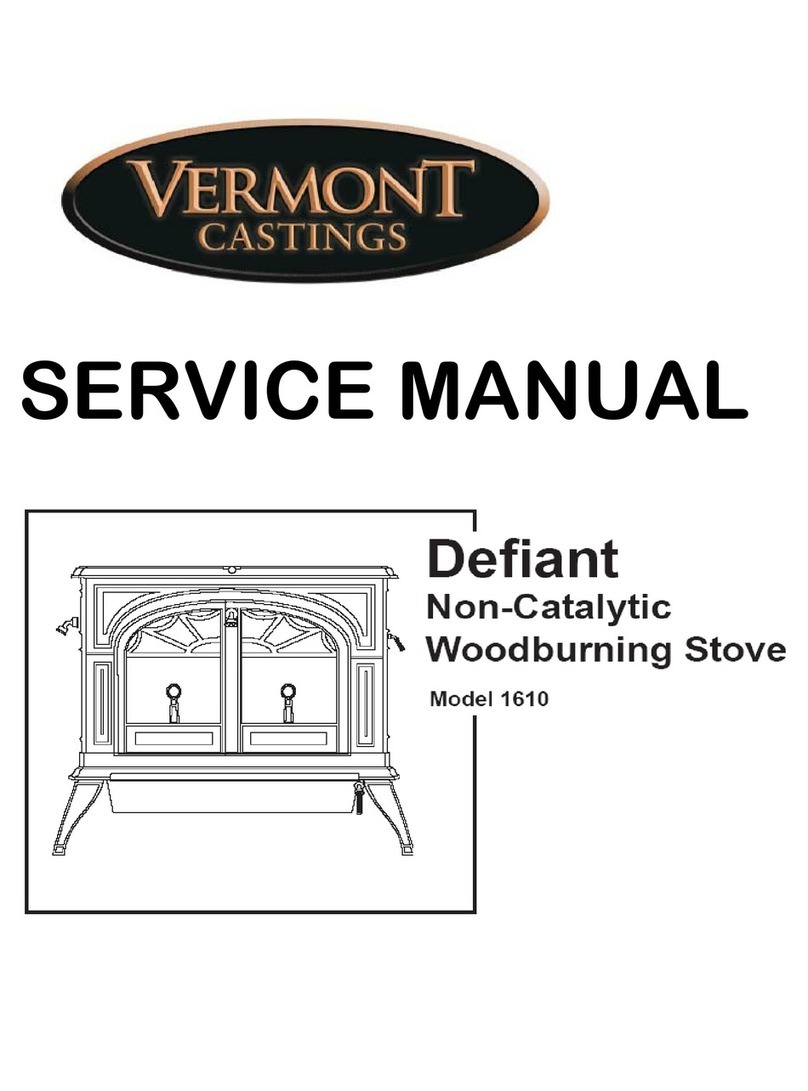 Vermont Castings Defiant 1610 Service manual