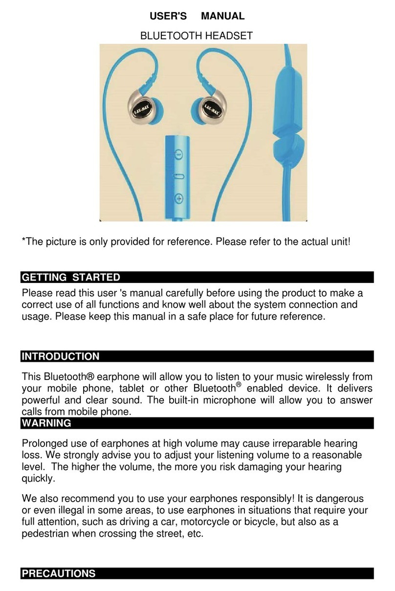 LAX-MAX LI-E30116BT user manual