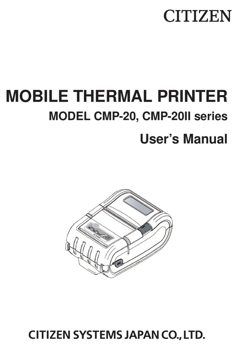 Citizen CMP-20 User manual