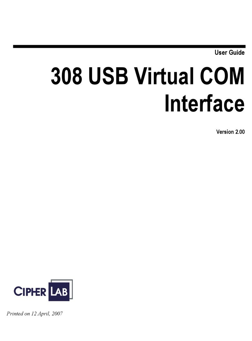 CipherLab 308 Virtual COM user guide