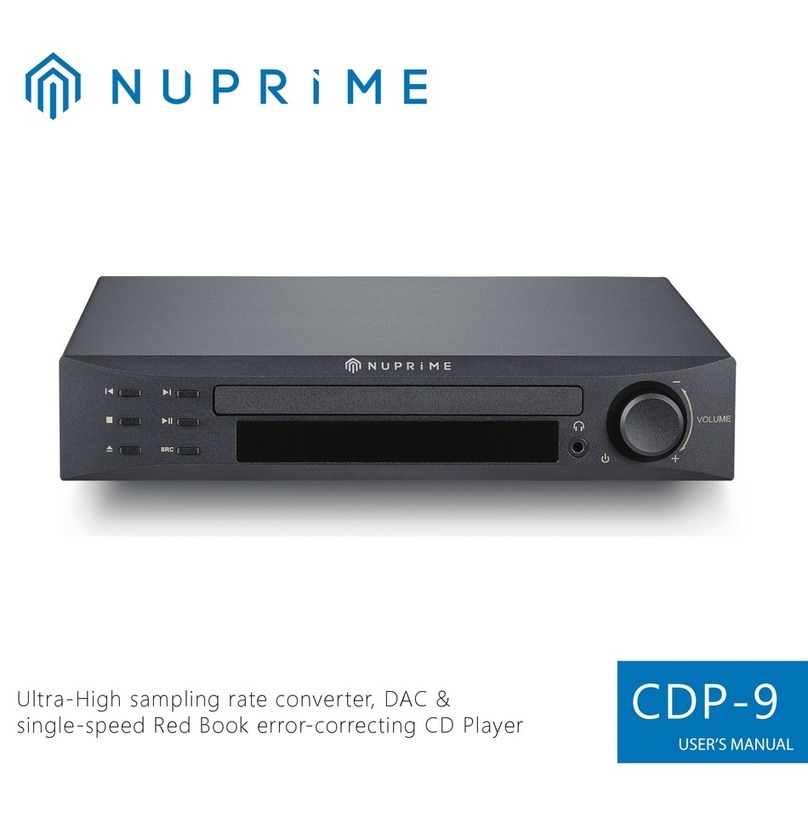 NuPrime CDP-9 manual