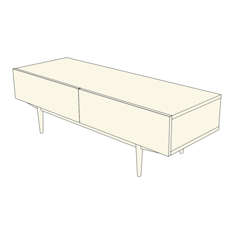 CB2 Platform Coffee Table Assembly manual