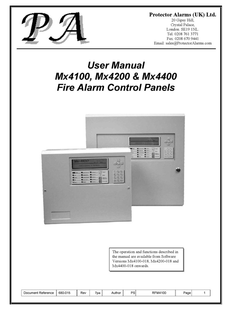 Protector Alarms Mx4100 user manual