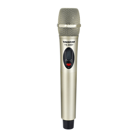 Takstar TS-8807 user manual