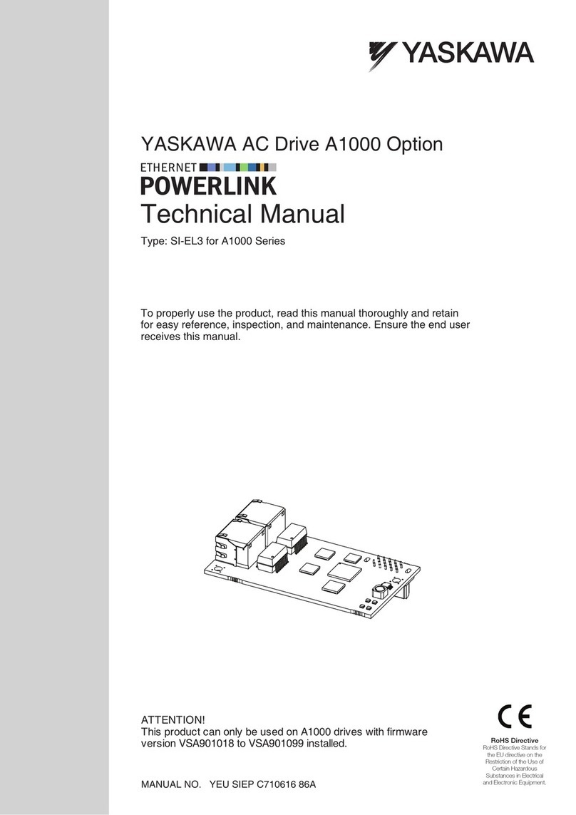 YASKAWA SI-EL3 User manual