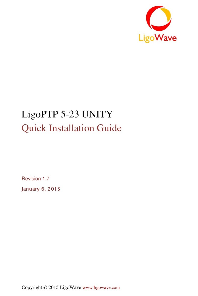 LogoWave LigoPTP 5-23 UNITY Quick installation guide