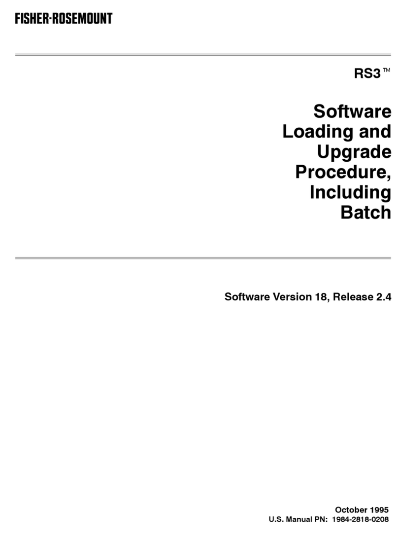 Fisher-Rosemount RS3 manual