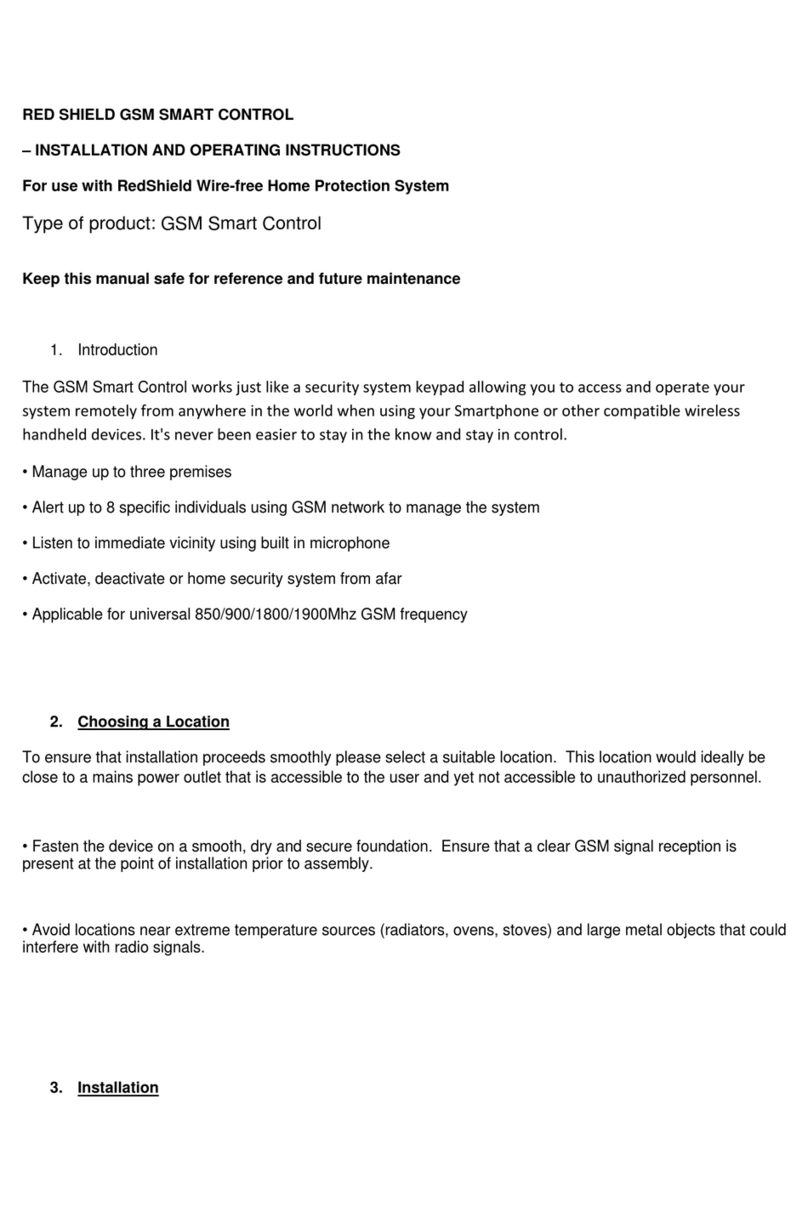 RED SHIELD WS210B User manual