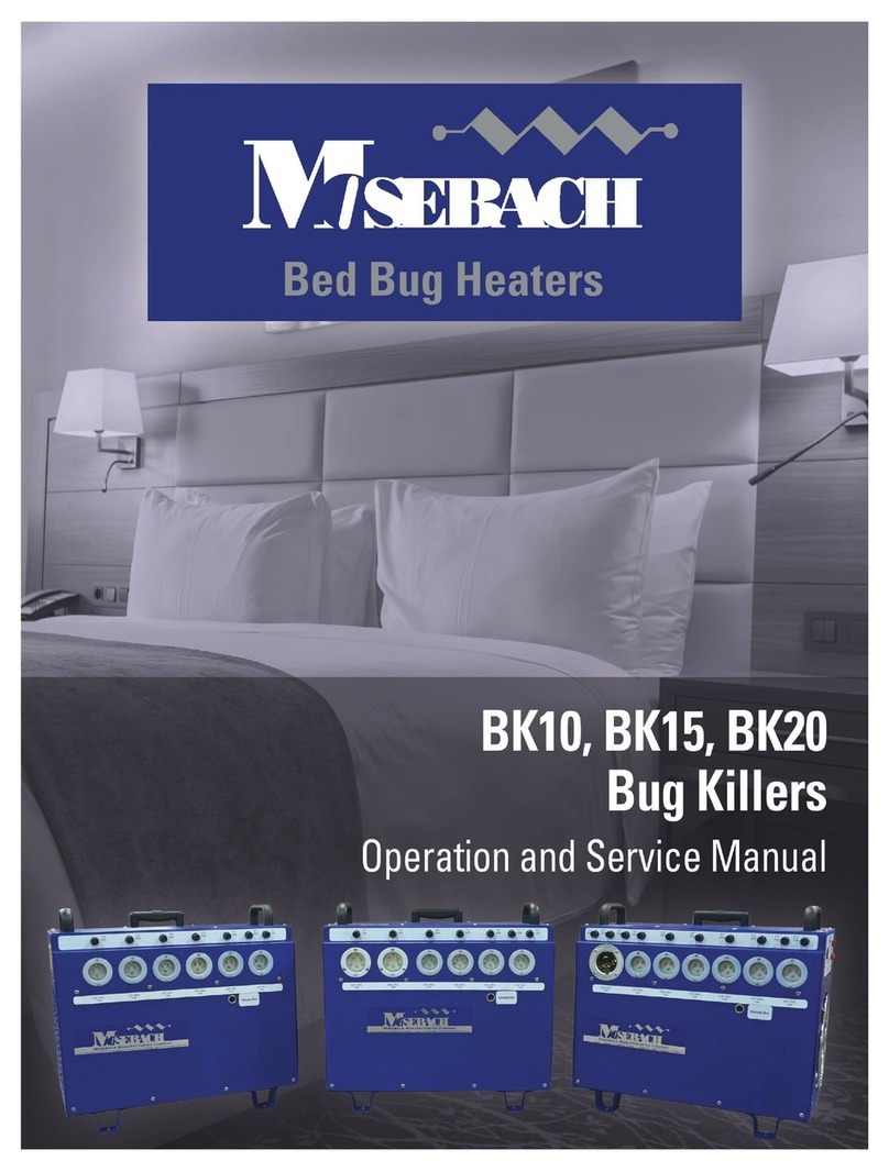 Mosebach Bug Killers BK15 Operation and service manual