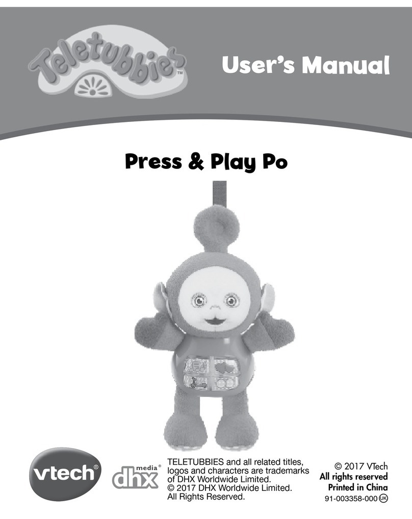 V-tech Teletubbies Press & Play Po User manual V-tech Teletubbies Press & Play Po User manual