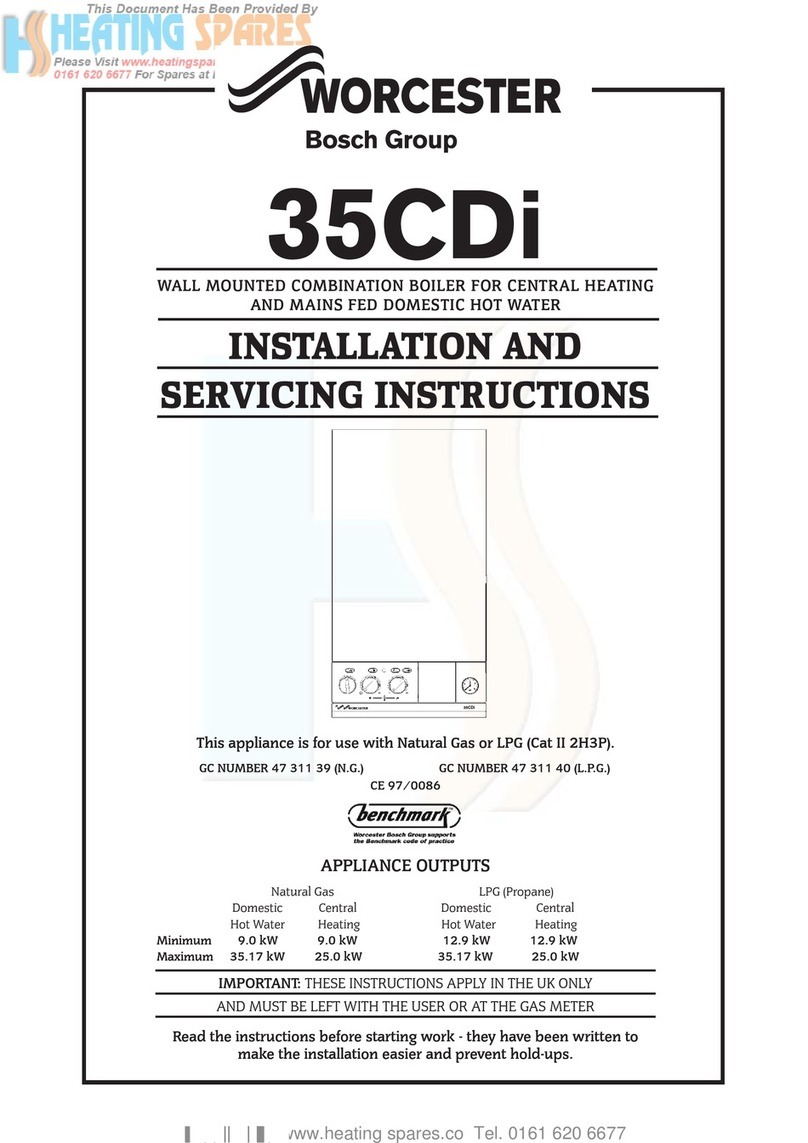 Worcester GREENSTAR 35CDi Classic System ErP 41-406-39 User guide