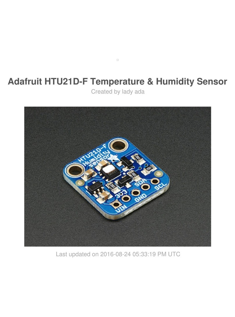 Adafruit Industries HTU21D-F User manual