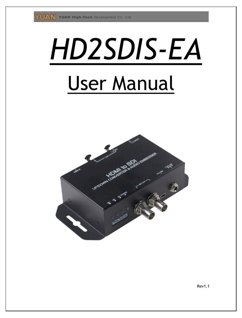 Yuan HD2SDIS-EA user manual