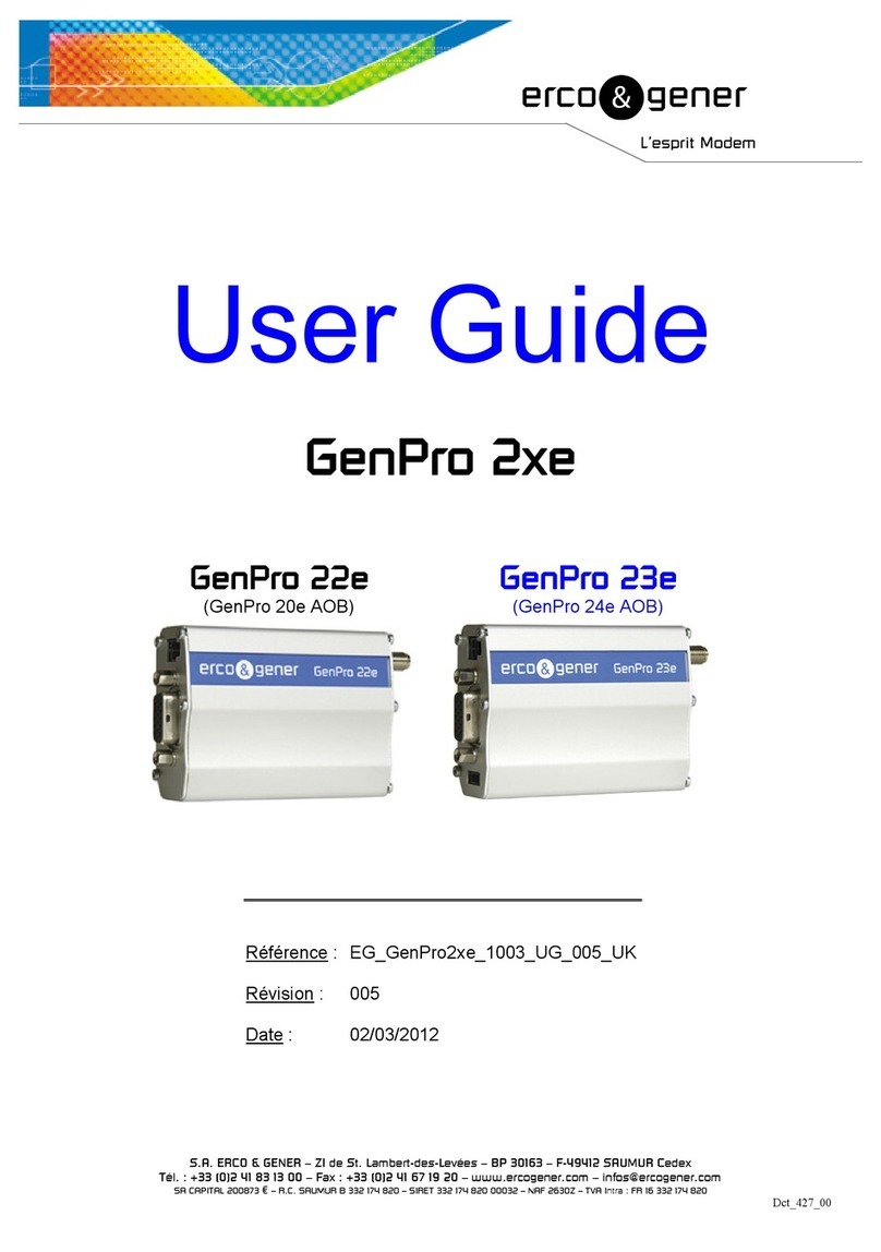 Erco&Gener GenPro 22e user guide