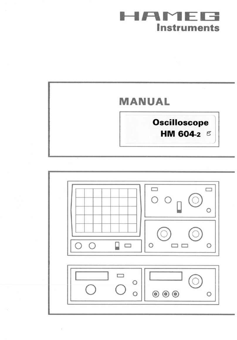 Hameg HM 604-2 manual
