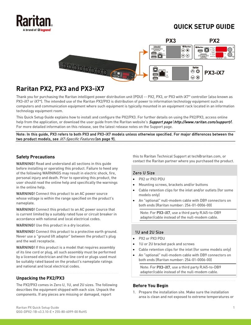 Raritan PX2 Quick setup guide