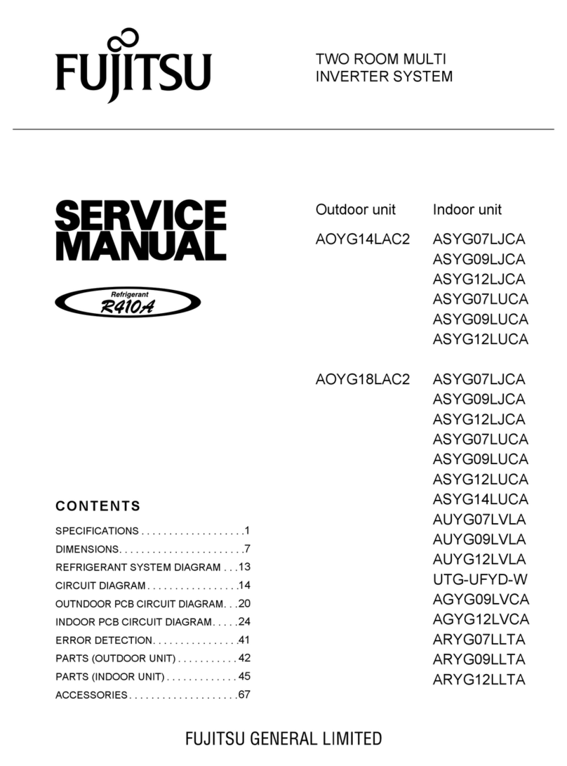 Fujitsu AOYG14LAC2 User manual