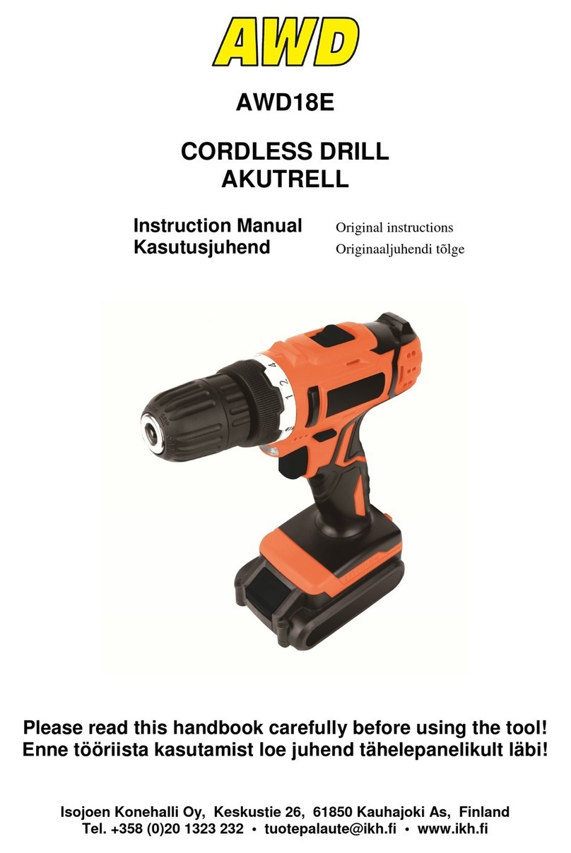 IKH AWD18E instruction manual