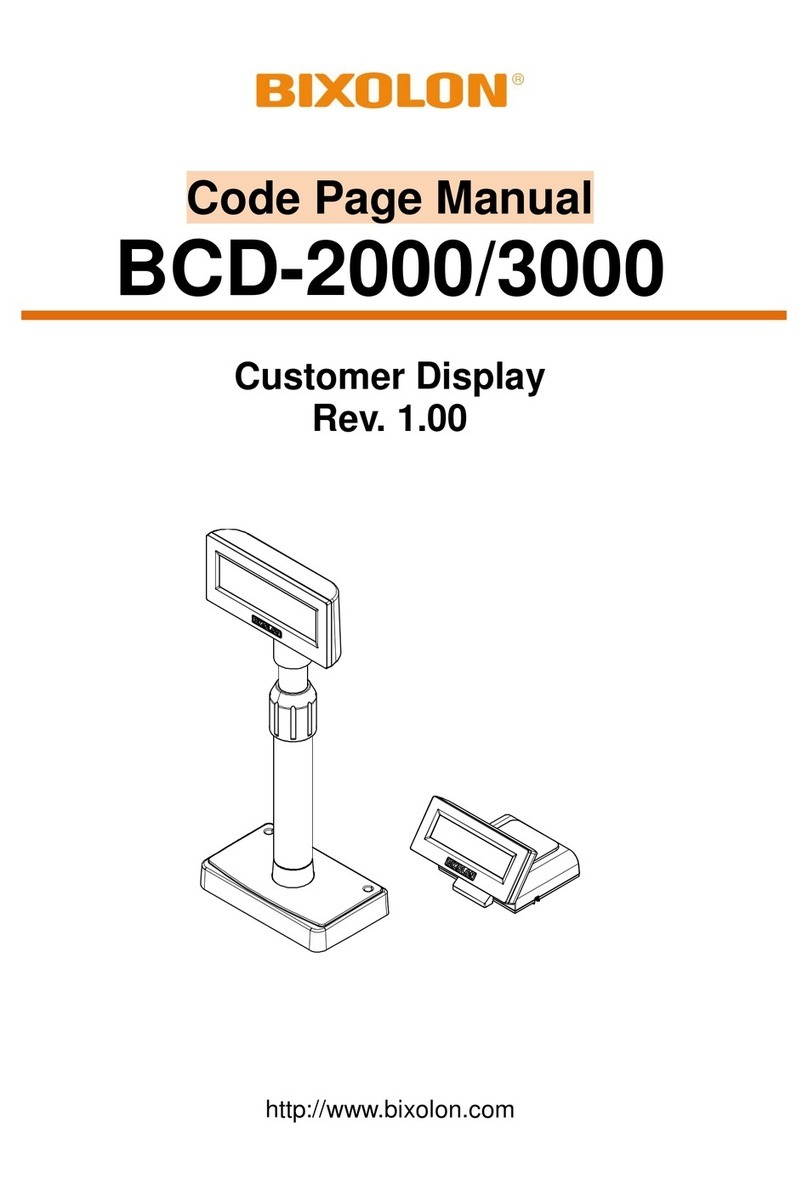 BIXOLON BCD-2000 User manual BIXOLON BCD-2000 User manual