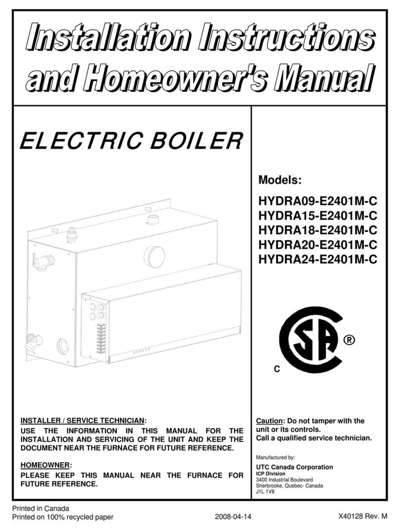 Dettson HYDRA09-E2401M-C Installation instructions and homeowner's manual